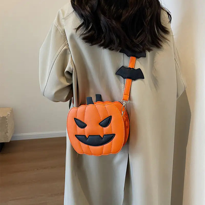 2025 Halloween Pumpkin Cartoon Crossbody