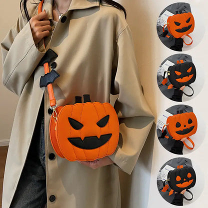 2025 Halloween Pumpkin Cartoon Crossbody