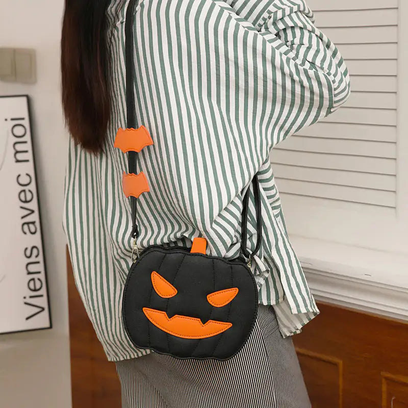 2025 Halloween Pumpkin Cartoon Crossbody