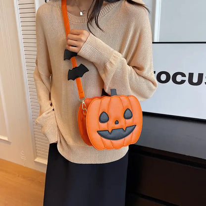 2025 Halloween Pumpkin Cartoon Crossbody